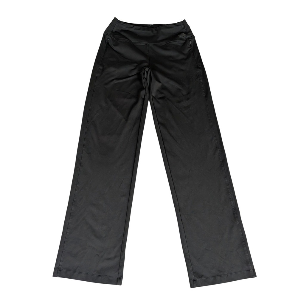 The North Face Performance Pants Womens Small Long Black Straight Leg Excellent